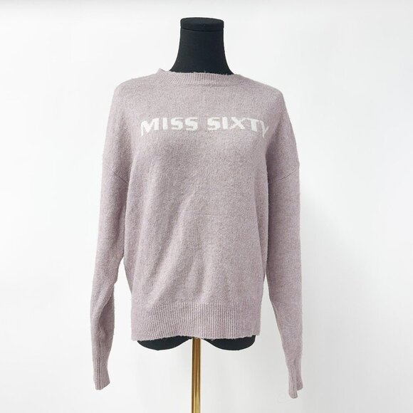 Miss Sixty Tops - ITALIAN MISS SIXTY PALE PURPLE SWEATER